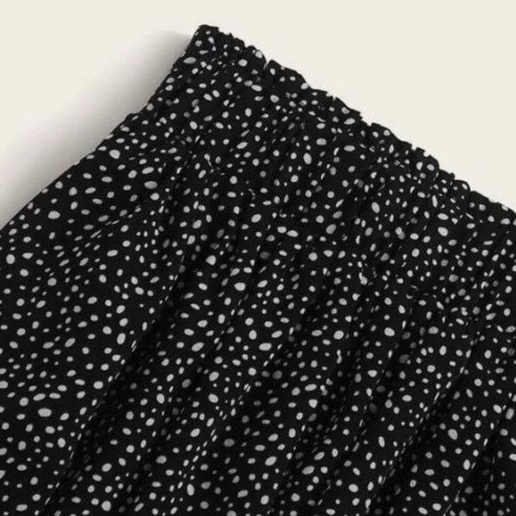 Allover Print Elastic Waist Midi Skirt - Picture 2 of 3